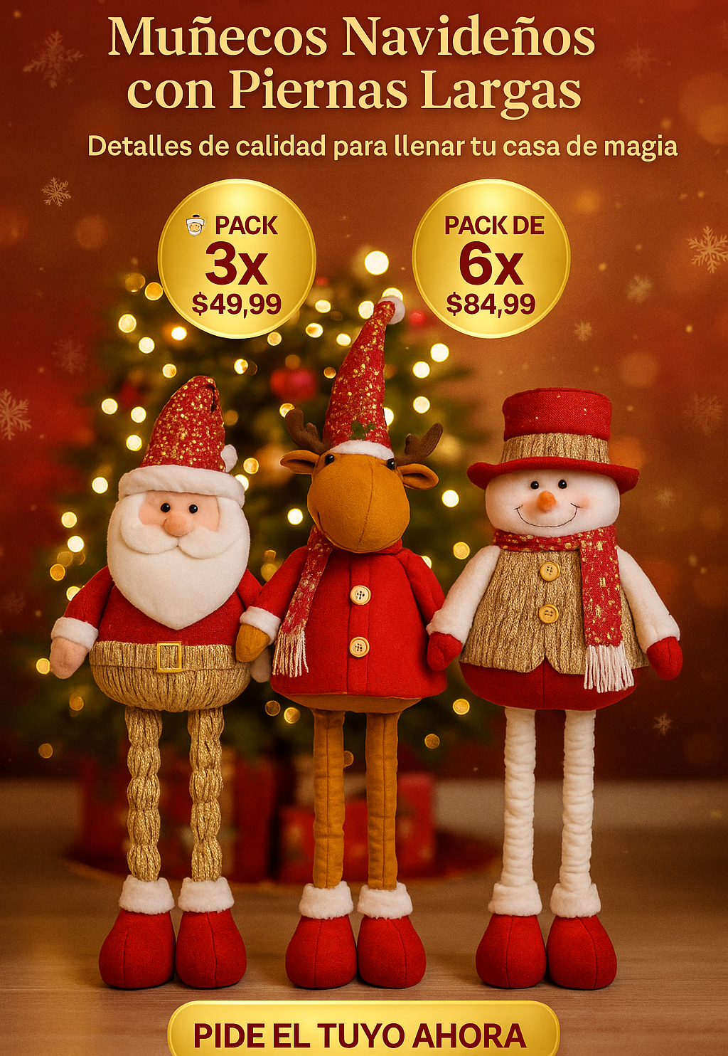 Set Navideño Premium ¿Listo para que tu hogar se vea como una postal navideña?