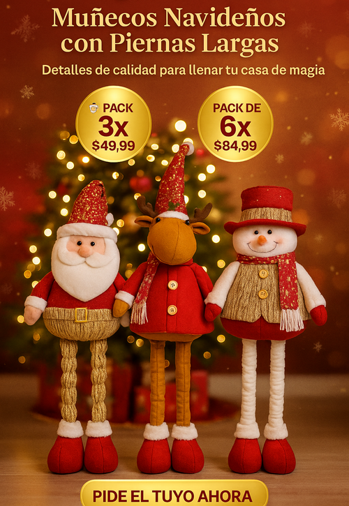 Set Navideño Premium ¿Listo para que tu hogar se vea como una postal navideña?