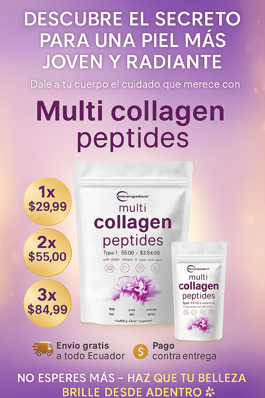 Multi Collagen ¿Lista para que tu piel, tu cabello y tu energía reflejen tu mejor versión?