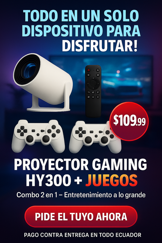 Aprovecha🎮 PlayBeam 2en1 "Tu Cine y Consola en un Solo Dispositivo disfruta donde quieras”